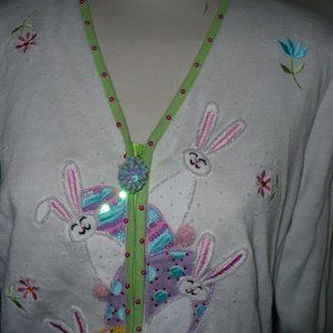 Jack B Quick Medium Easter Bunny Spring Sweater